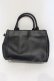 画像2: m petit by misako / AMレースアップ 2WAY トートバッグ  クロ O-25-06-03-036-LO-BG-IG-OS (2)