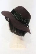axes femme / ベロアリボンキャペリン  ブラウン O-25-06-03-041-AX-AC-IG-OS