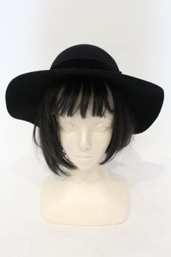 画像2: axes femme / ベロアリボンキャペリン  クロ O-25-06-03-042-AX-AC-IG-OS