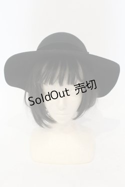 画像2: axes femme / ベロアリボンキャペリン  クロ O-25-06-03-042-AX-AC-IG-ZT-K011