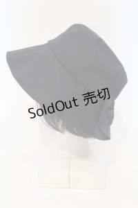 melume / makiコラボリボンバケットハット 57.5ｃｍ クロ O-25-06-03-046-LO-AC-OW-OS