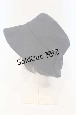 画像1: melume / makiコラボリボンバケットハット 57.5ｃｍ クロ O-25-06-03-046-LO-AC-OW-OS