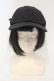 画像2: melume / makiコラボリボン付きキルトキャップ 57.5ｃｍ クロ O-25-06-03-047-LO-AC-OW-OS (2)