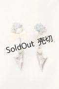 axes femme / チューリップリボンピアス  シルバー O-25-06-03-057-AX-AC-OW-ZT208