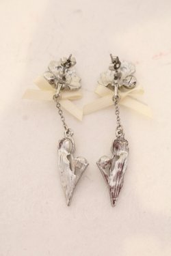 画像2: axes femme / チューリップリボンピアス  シルバー O-25-06-03-057-AX-AC-OW-OS