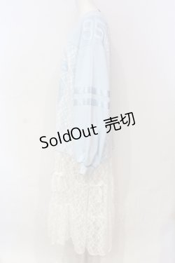 画像3: Candy Stripper / UNIFORM LAYERED DRESS  サックス×ホワイト O-25-06-03-007-PU-OP-OW-OS