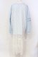 画像4: Candy Stripper / UNIFORM LAYERED DRESS  サックス×ホワイト O-25-06-03-007-PU-OP-OW-OS (4)