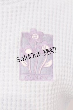 画像2: Candy Stripper / CANDY FLOWER WAFFLE   サックス O-25-06-03-011-PU-TO-OW-OS