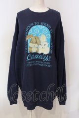 Candy Stripper / CANDY'S BUNNY SWEATワンピース  ネイビー O-25-06-03-002-PU-OP-OW-OS