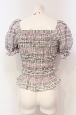 画像3: Candy Stripper / VOLUME SLEEVE SHIRRINGトップス  ラベンダー O-25-06-03-014-PU-TO-OW-OS