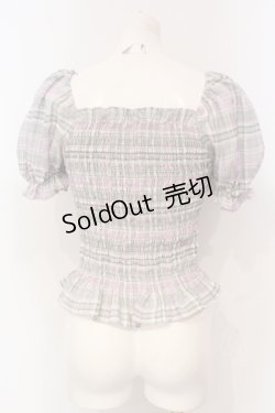 画像3: Candy Stripper / VOLUME SLEEVE SHIRRINGトップス  ラベンダー O-25-06-03-014-PU-TO-OW-ZT353