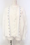 画像1: Candy Stripper / TINY TULIP COTTON BLOUSE　ブラウス  ホワイト O-25-06-03-016-PU-BL-OW-ZY (1)
