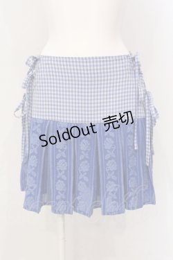画像1: Candy Stripper / LACE PLEATS スカート＆ショーツ  ブルー O-25-06-03-017-PU-PA-OW-OS