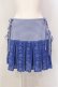画像1: Candy Stripper / LACE PLEATS スカート＆ショーツ  ブルー O-25-06-03-017-PU-PA-OW-OS (1)