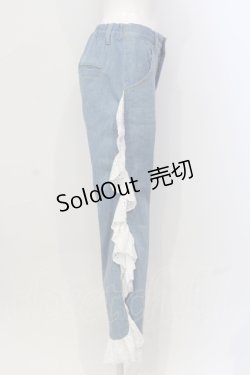画像2: Candy Stripper / BE MY SELF DENIM PANTS  ブルー O-25-06-03-018-PU-PA-OW-ZY