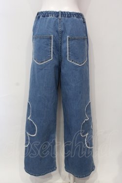 画像3: Candy Stripper / BE MY FLOWER DENIM パンツ  ブルー O-25-06-03-022-PU-PA-OW-OS