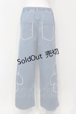 画像3: Candy Stripper / BE MY FLOWER DENIM パンツ  ブルー O-25-06-03-022-PU-PA-OW-ZY