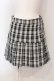 画像1: Candy Stripper / CHECK PLEATS MINI SKIRT S グレー O-25-06-03-024-PU-SK-OW-OS (1)