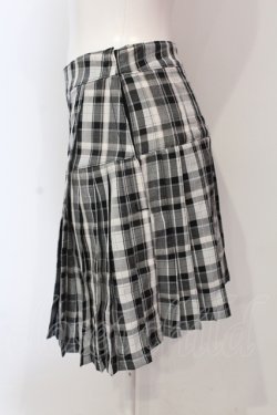 画像2: Candy Stripper / CHECK PLEATS MINI SKIRT S グレー O-25-06-03-024-PU-SK-OW-OS