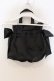画像2: Maison de FLEUR / ギャザー2Wayトートバッグ  クロ O-25-06-03-029-LO-BG-OW-OS (2)