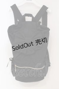 m petit by misako / TT AM リボンフラップ リュックサック  クロ O-25-06-03-030-LO-BG-OW-OS