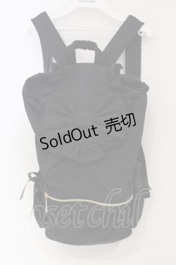 画像1: m petit by misako / TT AM リボンフラップ リュックサック  クロ O-25-06-03-030-LO-BG-OW-OS