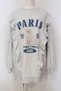 Candy Stripper / PARIS CAT SWEAT ONE-PIECE　ワンピース  ライトグレー O-25-06-03-004-PU-OP-OW-OS