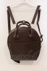 ｍ petit by misako / TT*AM2WAYリュック  ブラウン O-25-06-03-031-LO-BG-OW-ZT-K018
