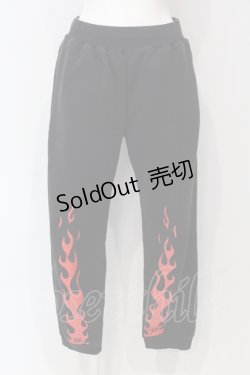 画像1: KRY CLOTHING / HELLOKRY PT  ブラック×レッド O-25-06-07-001-EL-PA-OW-ZY
