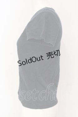 画像3: BABY,THE STARS SHINE BRIGHT / うさくみゃプリントＴシャツ  クロ O-25-06-07-031-BA-TO-OW-OS