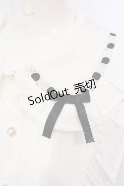 画像2: axes femme kawaii / 梯子レース丸襟ブラウス M シロ O-25-06-07-034-AX-BL-YM-OS