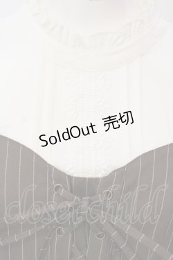 画像2: axes femme / レースアップストライプワンピース F ブラウン O-25-06-07-035-AX-OP-OW-OS