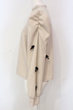 画像2: melume / リボン配色トップス L ベージュ O-25-06-07-037-LO-TO-OW-OS