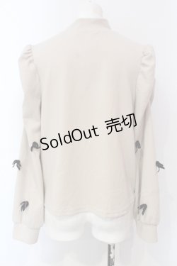 画像3: melume / リボン配色トップス L ベージュ O-25-06-07-037-LO-TO-OW-OS