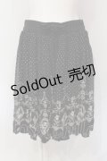 axes femme / アリス柄スカート M クロ O-25-06-07-052-AX-SK-YM-OS