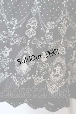 画像2: axes femme / アリス柄スカート M クロ O-25-06-07-052-AX-SK-YM-OS