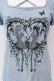 画像2: PEACE NOW / ガールプリントクロスTシャツ M ブルー O-25-06-07-061-PU-TS-IG-OS (2)