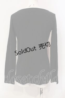 画像3: PEACE NOW / シザープリントジップカットソー M ブラック O-25-06-07-063-PU-TO-IG-OS