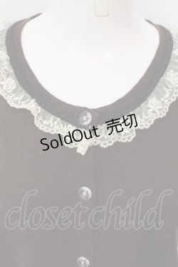 画像2: metamorphose / レースリボン半袖カーディガン  ブラウン O-25-06-07-073-ME-TO-IG-OS