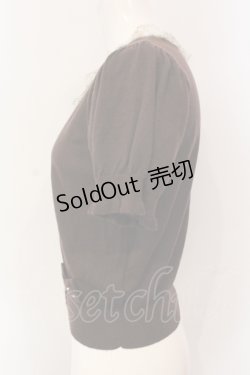 画像3: metamorphose / レースリボン半袖カーディガン  ブラウン O-25-06-07-073-ME-TO-IG-OS
