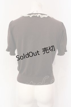 画像4: metamorphose / レースリボン半袖カーディガン  ブラウン O-25-06-07-073-ME-TO-IG-OS