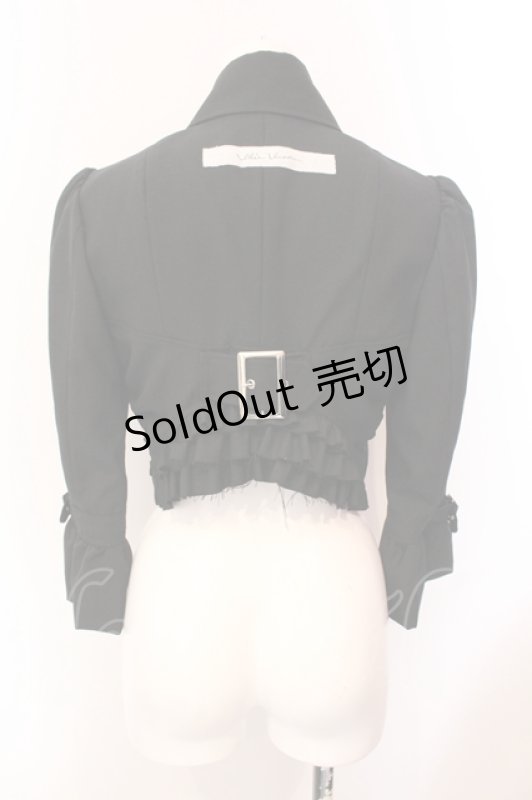 画像3: alice auaa / フリル付きショートジャケット 3 ブラック O-25-06-07-076-AA-OP-OW-OS (3)