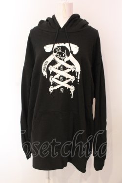 画像1: KRY CLOTHING / RIBBON　パーカー  ブラック O-25-06-07-078-EL-TO-OW-OS