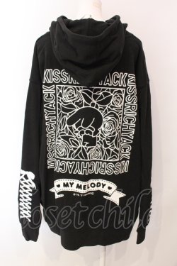 画像3: KRY CLOTHING / RIBBON　パーカー  ブラック O-25-06-07-078-EL-TO-OW-OS