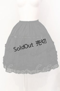 画像1: BABY,THE STARS SHINE BRIGHT / フリルペチコート  クロ O-25-06-07-079-BA-SK-OW-OS