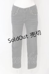 axes femme / サイドレース使いストレッチパンツ S クロ O-25-06-07-009-AX-PA-IG-ZT153