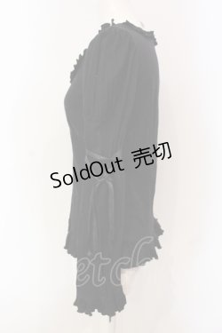 画像2: BPN / リボン通しカットソー M クロ O-25-06-07-030-GO-TO-OW-OS