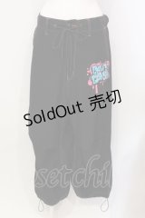 GALFY / わんわん落書き カラフルパンツ 中型犬（L） ブラック O-25-06-09-004-PU-PA-YM-ZY