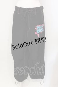 GALFY / わんわん落書き カラフルパンツ 中型犬（L） ブラック O-25-06-09-004-PU-PA-YM-ZY
