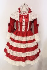 画像1: BABY,THE STARS SHINE BRIGHT / エリザベスワンピースセット  えんじ O-25-06-09-029-BA-OP-OW-OS (1)